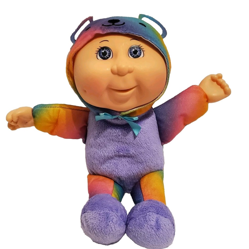 Cabbage Patch Kids Cuties Rainbow Garden Party Bailey Bear Doll  Has Issues